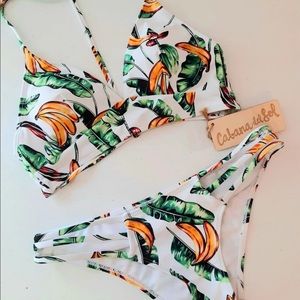 Cabana Del Sol Banana Bikini Set sz. Small